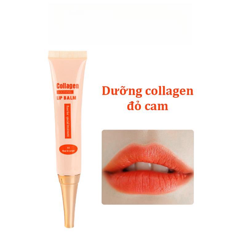 Dưỡng kích màu môi sau phun xăm Collagen Lip Balm, son dưỡng Dr có màu kích màu và làm đều màu môi tuýp 15g Nữ Women lips dưỡng _ son dưỡng môi collagen Cho Bé Dưỡng Ẩm Da