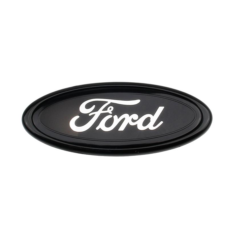 Biểu tượng phía trước hoặc phía sau, 11,5X4,5cm, cho Ford Ecosport, Focus, Mondeo, Fiesta, KA, Escort, KUGA, Taurus, Huy hiệu lưới tản nhiệt phía trước, Nhãn dán thân cây, Biển báo Hud cờ Hoa Kỳ 7