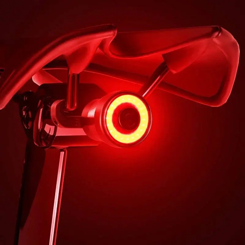 Bike Tail Light Bicycle Rear Brake Light High Visibility Taillight USB Rechargeable Ultra Bright LED Warning Bicycle Flashlight