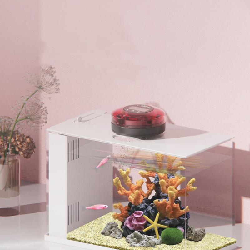 Product Introduction of Food Tray with Timer Fish Auto Feeder LCD Display Digital Aquarium Automatic Food Dispenser Smart with USB Cable Fish Tank Supplies Fish Tank 14