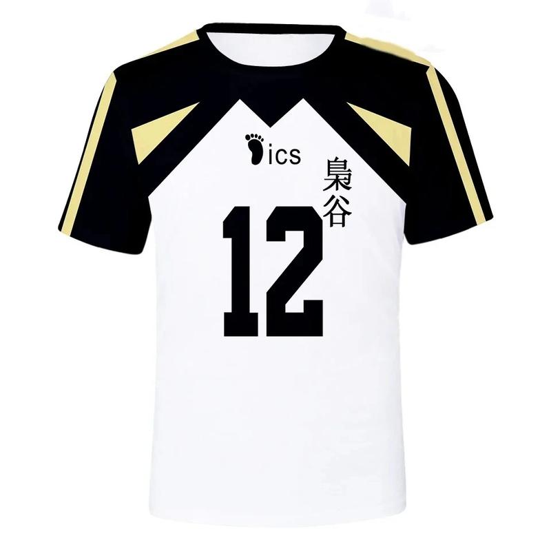 Product Introduction of Summer Haikyuu Short Sleeve Tops Men 3D T-shirt Volleyball Team Uniform Training Clothes Women Tshirt Casual Printing T Shirt 7