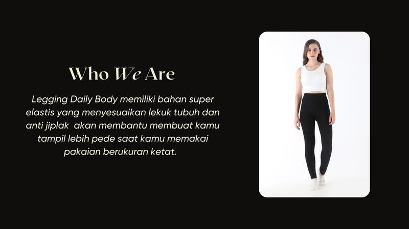 Product Introduction of DAILYBODY | Legging Panjang Tebal Premium Seamless High & Anti Jiplak basic celana 9