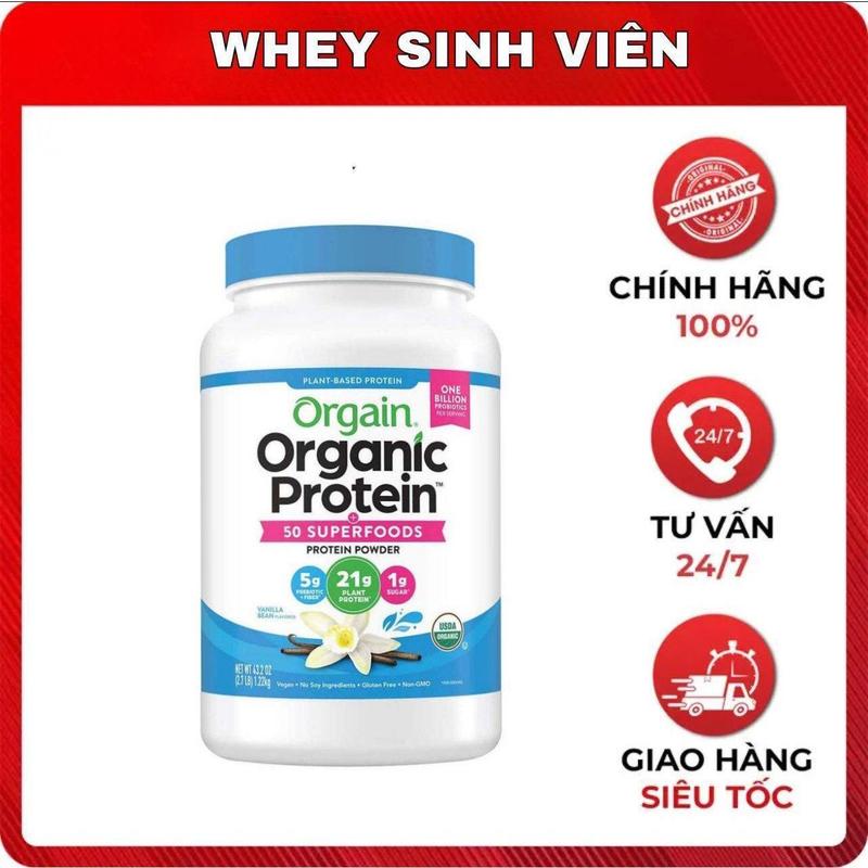 [Chính hãng] Sữa Dinh Dưỡng ORGAIN ORGANIC PROTEIN + 50 SUPERFOODS Bổ Sung Protein Từ Thực Vật