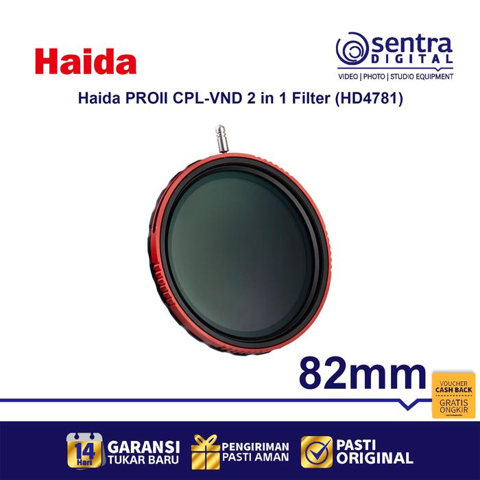 Gambar Haida PROII CPL-VND 2 in 1 Filter 82mm (HD4781) Variable ND and C Pol dari Sentra Digital Kota Surabaya Tokopedia