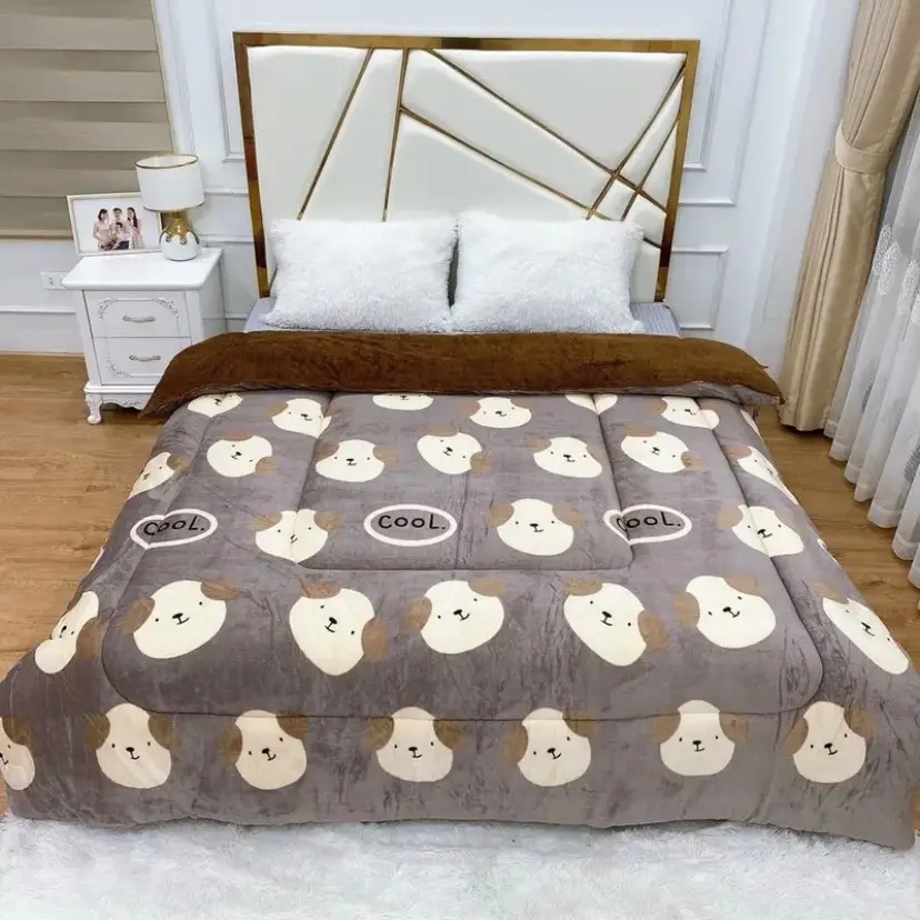 Chăn lông tuyết Yuki 4Kg chuẩn hàng loại 1 kích thước 2m3x2m