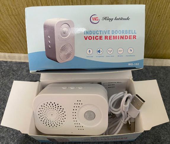 Chuông báo khách báo động chống trộm cảm ứng hồng ngoại không dây thông minh