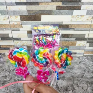 permen lollipop diameter 4 cm bentuk bunga premium permen viral