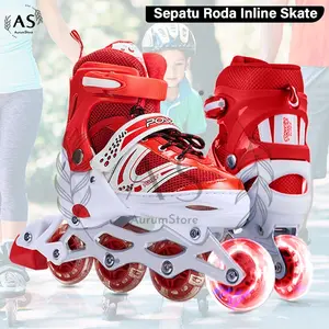 Sepatu roda inline skate Size POWER SUPERB FREE KUNCI