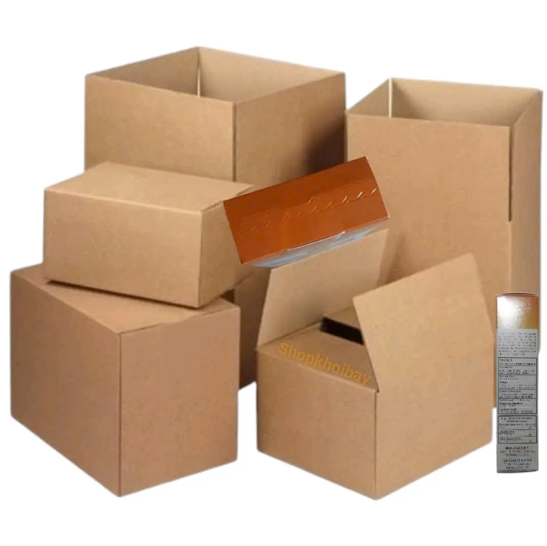 Hộp Carton Ba Chị Cam - Hộp Giấy Tổng Hợp Kích Thước 16x8x5