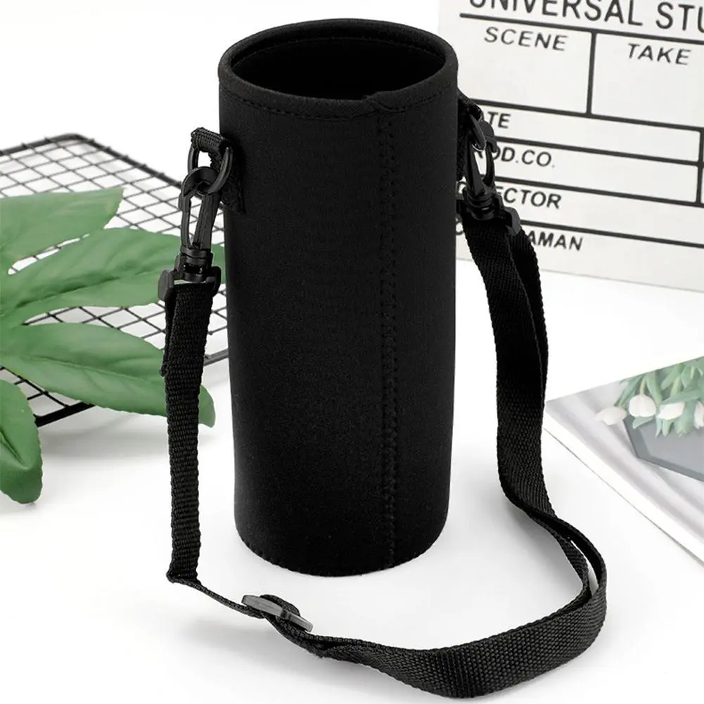 Water Bottle Cover Carrier Insulated Cup Cover Bag Holder Pouch With Strap For Thermos Mug With Handle
