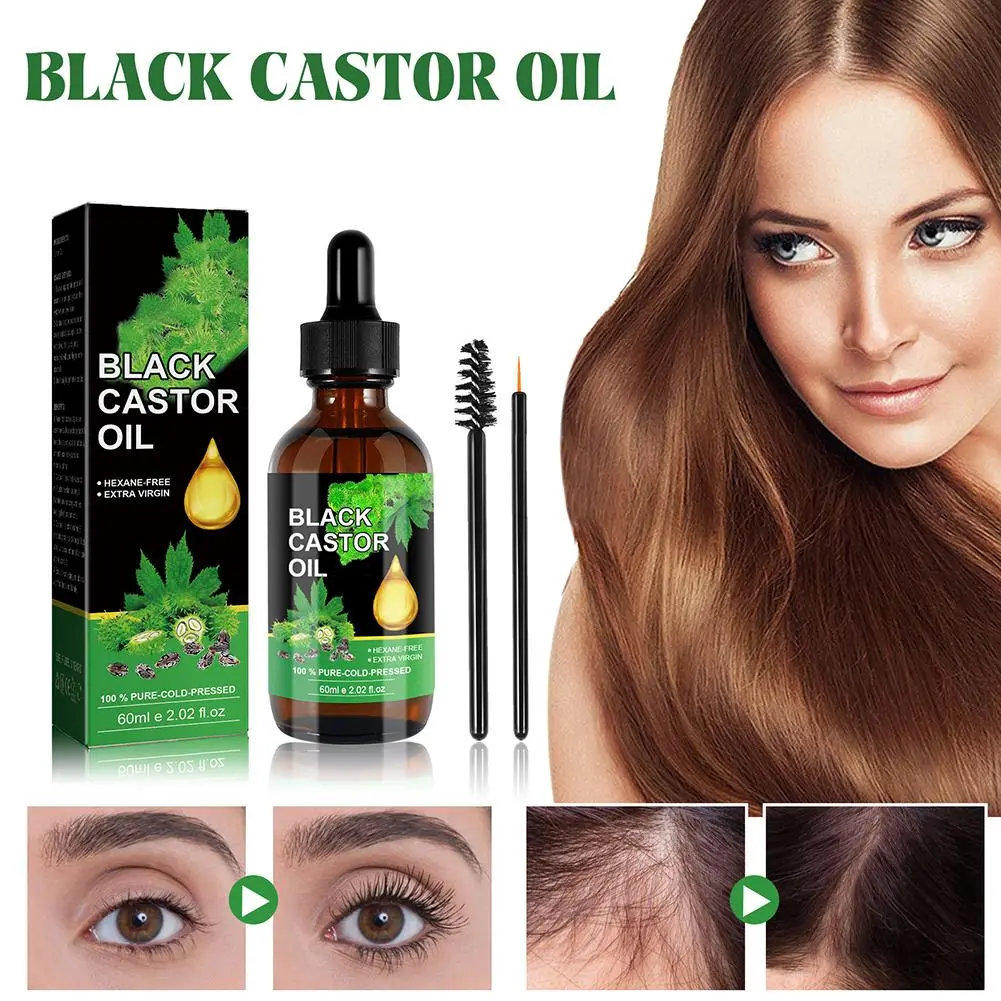 Pure Jamaican Black Castor Oil Premium Quality Castor Oil for Hair and Skin Care G8D5