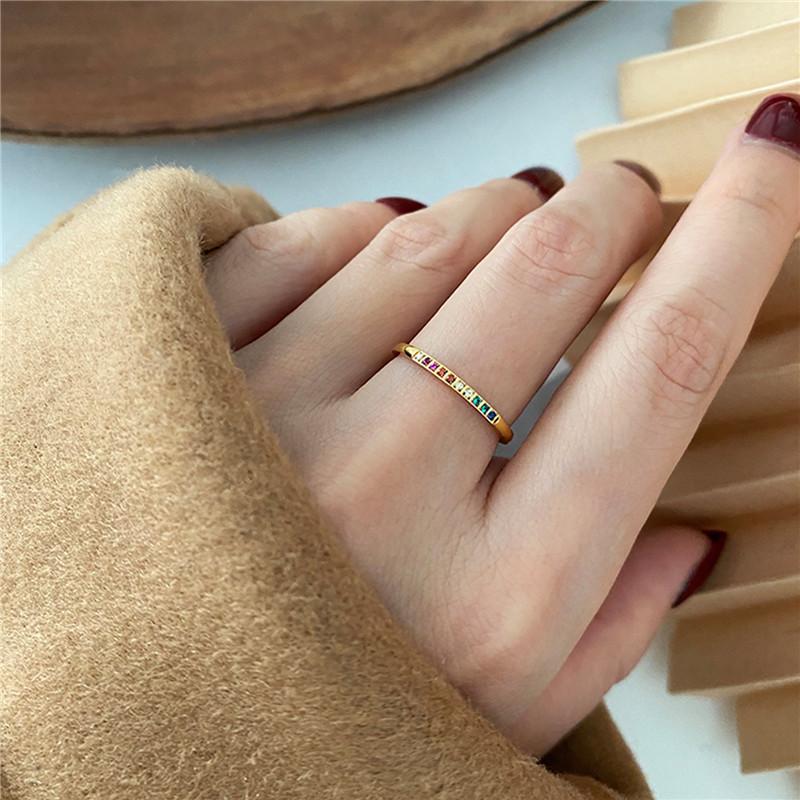Nhẫn Dễ Phối Đồ Thời Trang Ngọt Ngào Dành Cho Nữ, Cá Tính Sáng Tạo, Phong Cách Ngầu 5