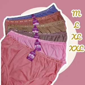 Celana Dalam Wanita Paket 3 6 12 pcs CD Remaja Dewasa Warna Campur Terang Gelap