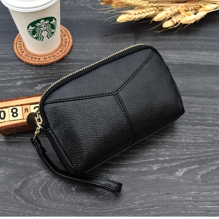 Product Introduction of Túi Xách Nữ PU Mới, Gian Hàng Đơn Giản, Túi Cầm Tay, Màu Trơn, Mặt Mềm, Túi Điện Thoại Di Động 5