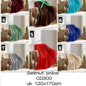 (COD)selimut murah polos paket 100=4pcs,random 4wrna tidak ada yg dobel wrna Selimut