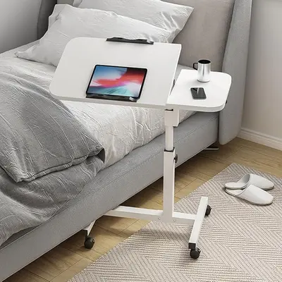 Bedside Table On Wheels Like Hospital Room