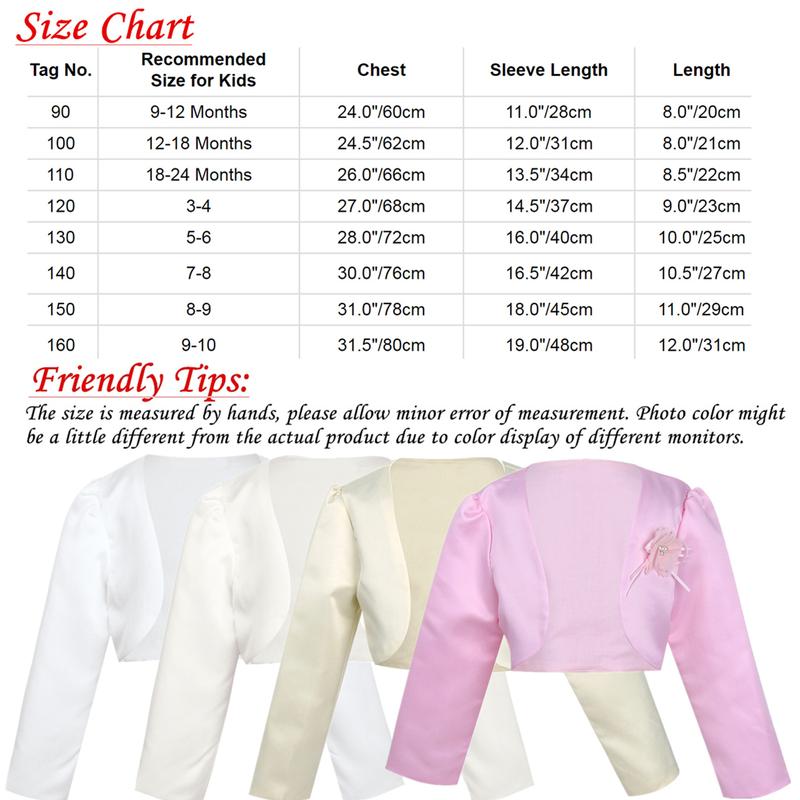 Product Introduction of Áo khoác Bolero trẻ em, Choomomo, cho bé gái, dài tay, có vết bẩn, áo Cardigan, váy hoa, áo choàng, thích hợp cho váy tiệc cưới 0