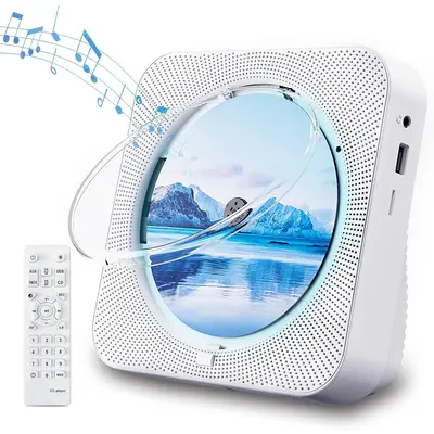 FM Radio With Presets HANNLOMAX Portable CD Boombox With Bluetooth - FM ...