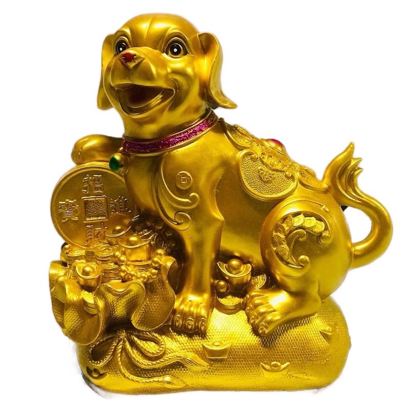 Heo đất/Lợn đất hình CHÓ BỆ VÀNG | Size ĐẠI | Decor | Ống Tiết Kiệm | 12 con giáp | phong thủy |Kèm Ảnh thật Ống Heo Đựng Tiền Đồng