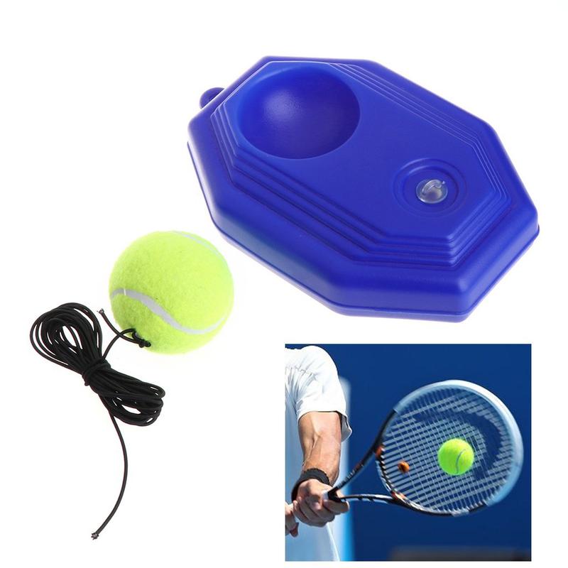 (KHÔNG KÈM VỢT) Bộ Tennis Tập 1 mình Tại Nhà Kèm Dây Đàn Hồi Và Đế (KHÔNG VỢT) - Dụng cụ tập tennis luyện phản xạ mà chi phí thấp như vợt cầu lông
