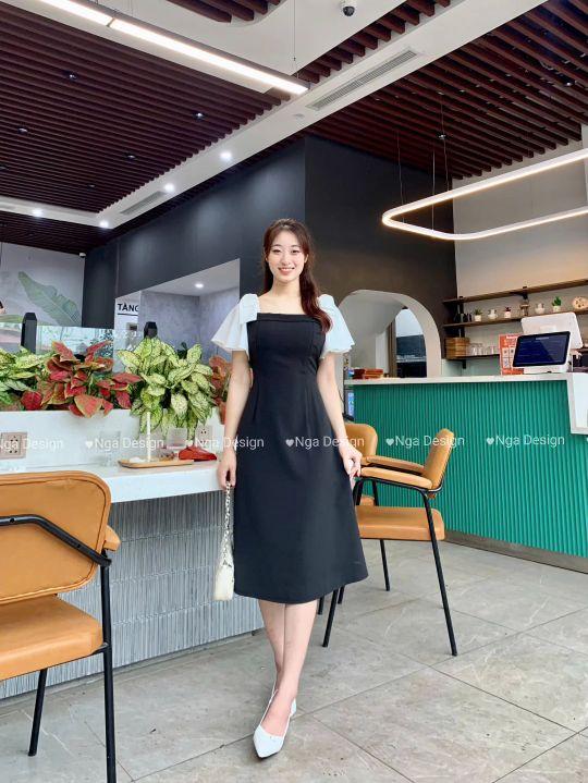 Product Introduction of ND52 Nga Design váy cho con bú chất liệu chéo mỹ đẹp trẻ trung 39
