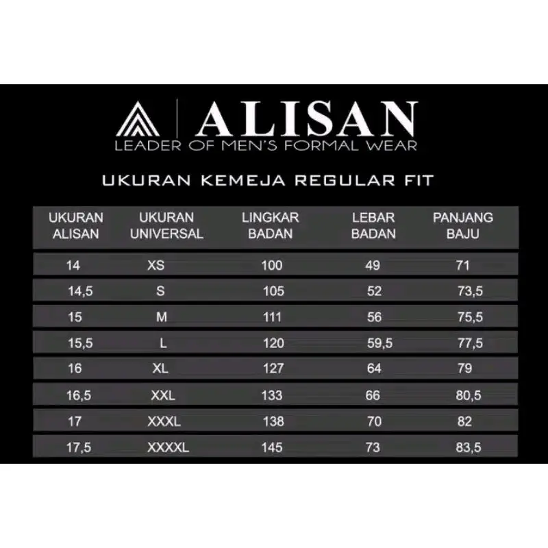 Kemeja Alisan Original Reguler Coklat1 Size 13 & 13.5 Ukuran Kecil Lengan Panjang Santri Pesantren 1