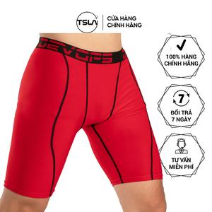 Quần legging thể thao nam ngắn Devops đùi chất thun bó cơ combat giữ nhiệt tập gym đá banh bóng rổ chạy bộ DEL1004 Thoáng khí Sấy khô nhanh Sport Tập Thể Dục