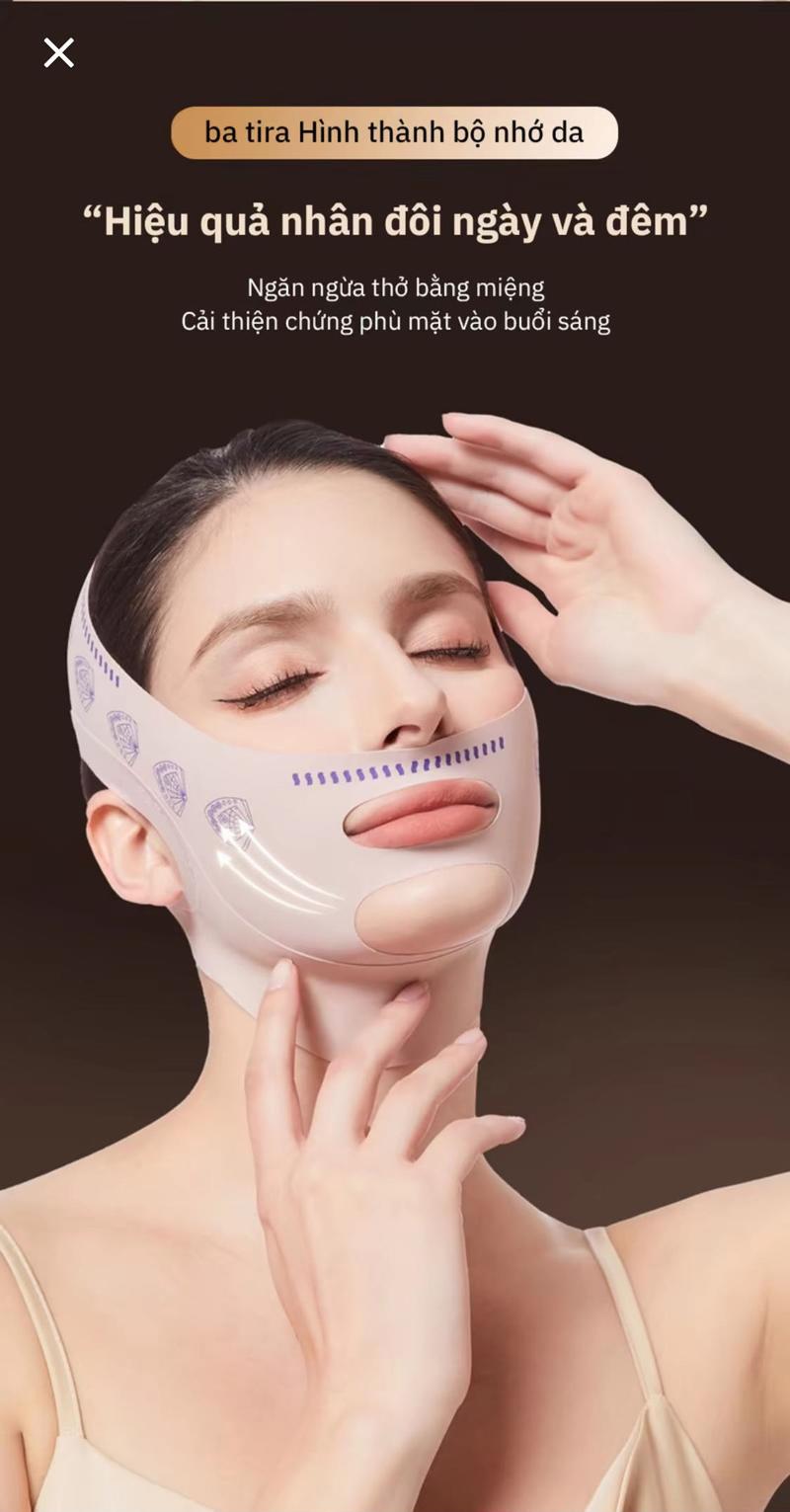 Product Introduction of Mặt Nạ Nâng Cơ Mặt Tạo Cằm Chữ v Thon Gọn An Toàn Nam nữ 2