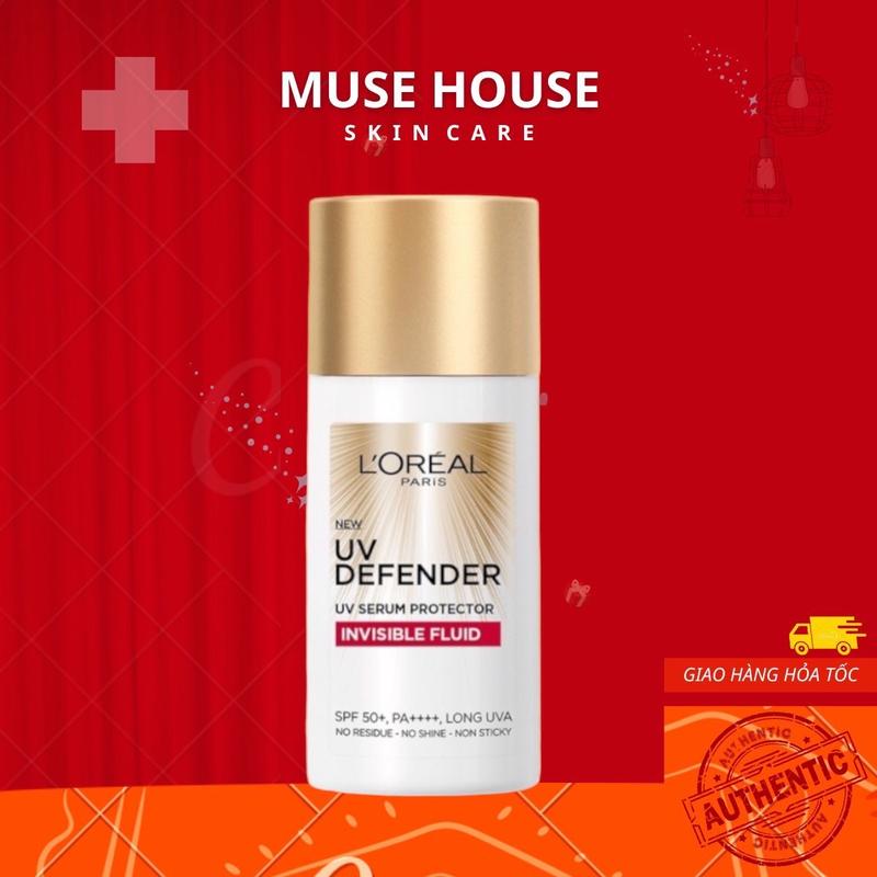 Kem chống nắng x20 thoáng da mỏng nhẹ LOreal Paris UV Defender Serum 50ml SPF 50++ Skincare