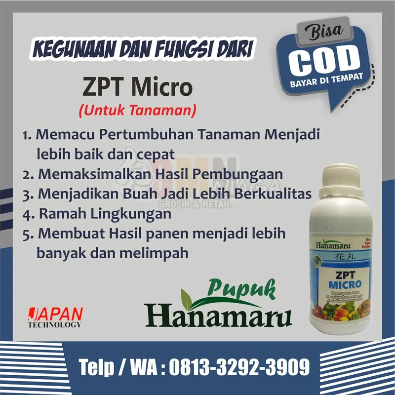 PUPUK HANAMARU - ZPT Micro (ecer) 1