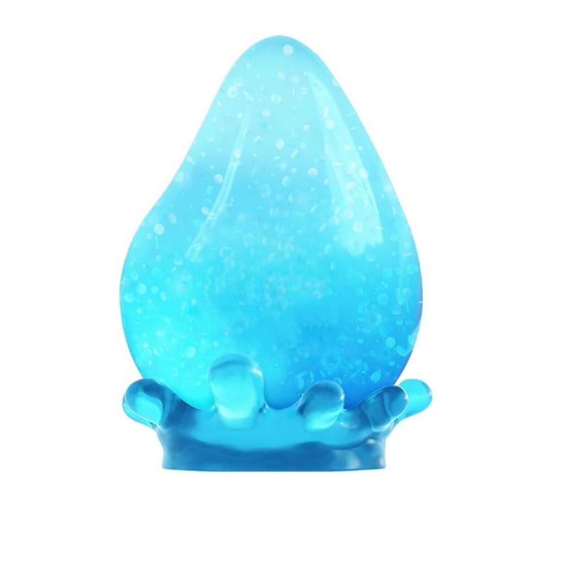 Product Introduction of Creativity Squeeze Relief Pinch Waterdrop Squeeze Toy Teens Adults Fun Pinch Waterdrop Decompression Toy Kids Soft Stress Maltose with Holder Fidget Ball 20
