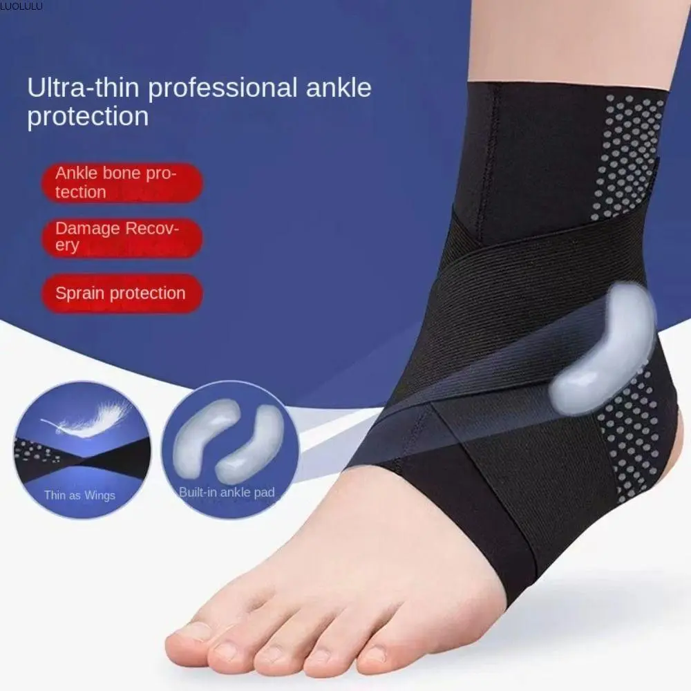 Tay Áo Nén, Bảo Vệ Mắt Cá Chân, Đồ Bảo Hộ Chân, Chất Liệu Lycra, Nẹp Hỗ Trợ Mắt Cá Chân Thông Dụng, Màu Đen / Trắng, Hỗ Trợ Mắt Cá Chân Đàn Hồi, Thích Hợp Để Chạy