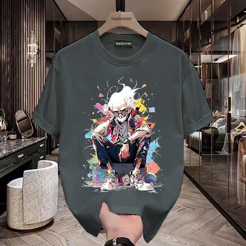 Product Introduction of Áo Thun Ngắn Tay Thương Hiệu Thời Trang Ins, Dành Cho Nam Giới, Phong Cách Hip Hop Châu Âu Và Mỹ, Áo Mặc Bên Trong Áo Lớp Cơ Sở Cổ Tròn, Hàng Mới Về 2024, Thích Hợp Cho Mùa Hè Menswear 3