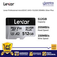 Gambar Lexar 512GB Professional microSDXC UHS-I 205MB/s Silver Plus High-Speed Memory Card dari Sentra Digital Kota Surabaya 1 Tokopedia