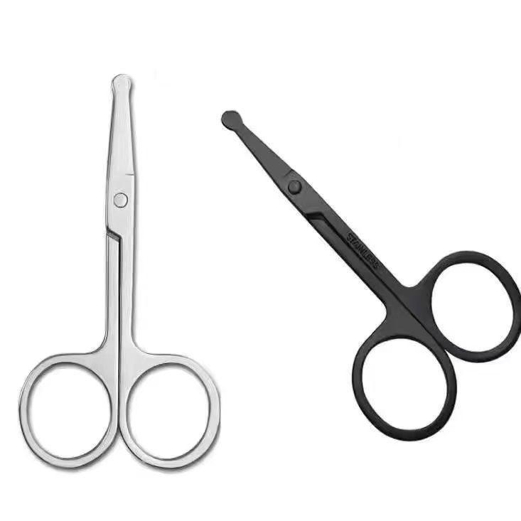 Product Introduction of Stainless Steel Scissors, German, Round Head, Suitable for Safe Nose Hair Trimming, Men's Nose Hair Trimmer, Women's Eyebrow Trimming Scissors statue 8