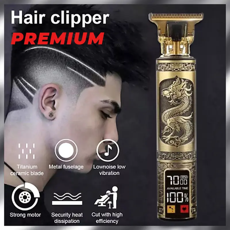 [BISA COD] Alat Cukur Rambut Elektrik Profesional, Alat Cukur Elektrik Profesional, Mesin Pemotong Jenggot dan Rambut Pria Gunting Sisir 1