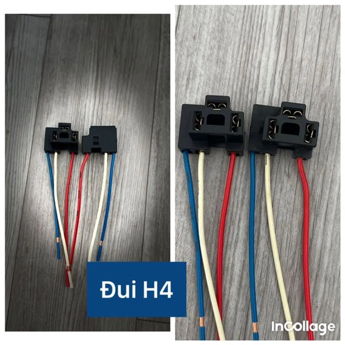 đui h4, dắt đèn chân h4 dung cho oto