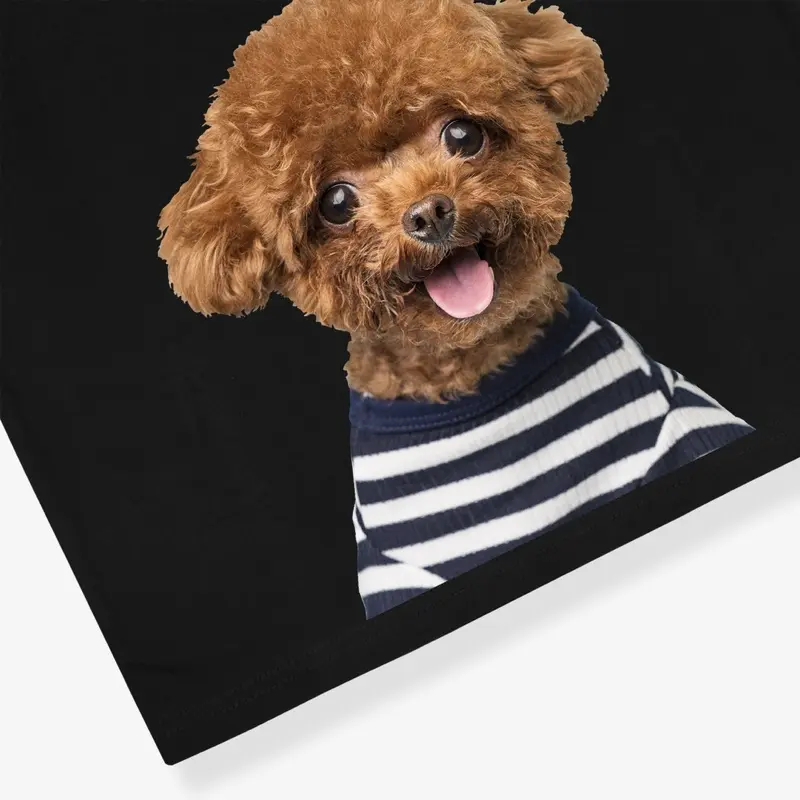 KiddSupply Kids Tshirt Little Puppy White & Black l Kaos Anak Unisex TSKD010 1