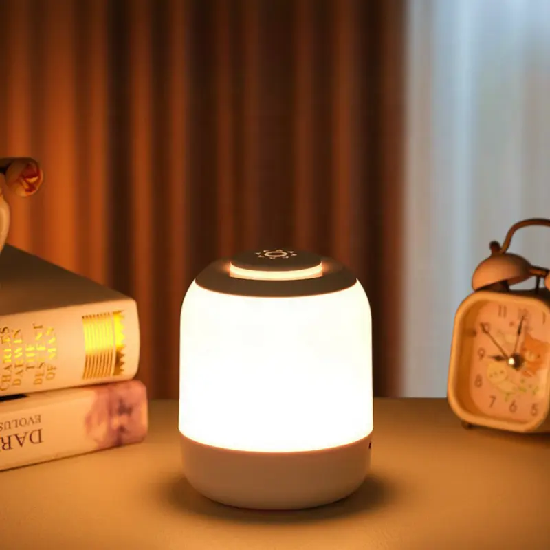 Indoor Smart Home Light Lamp Baby Kids Gift Desk Cute Bedside LED Table Night Light in the Bedroom with Usb Port for Baby Kids