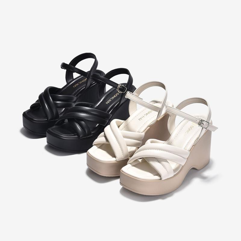 Giày Sandal Xuồng Đôi Đông Hải Đế Trụ Vững Vàng - S32F4