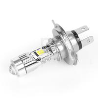 Gambar LUXIMOS Lampu Utama Motor H4 LED 10W Scoopy Vixion Megapro Tiger PNP 3 Kaki MH3 - NINE SURABAYA - White/Yellow dari Nine Autoseries Surabaya Kab. Sidoarjo 5 Tokopedia