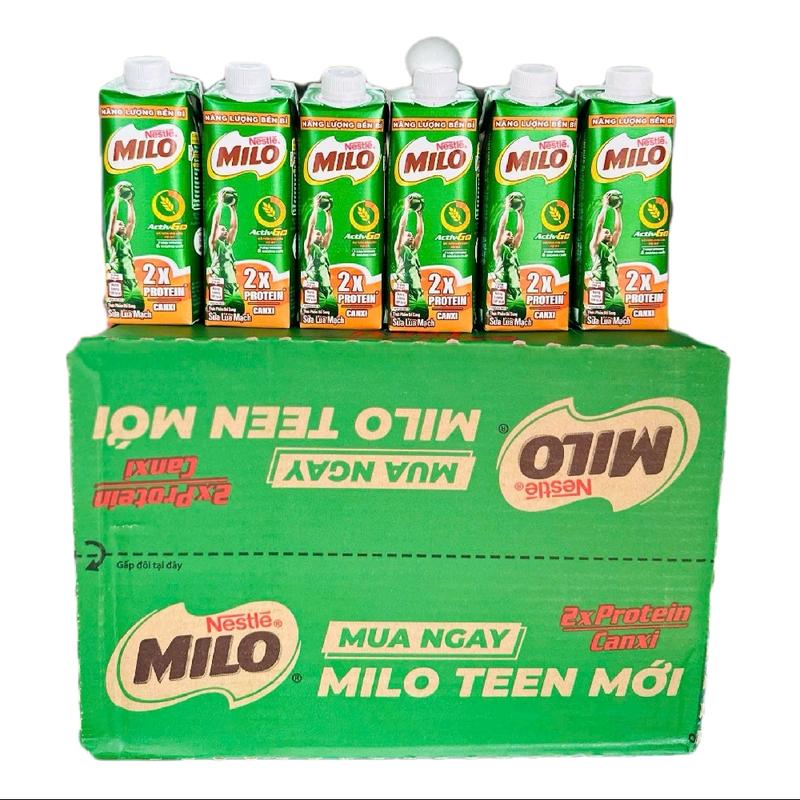  SALE GIÁ SỐC - THÙNG 24 HỘP MILO NẮP VẶN 210ML 