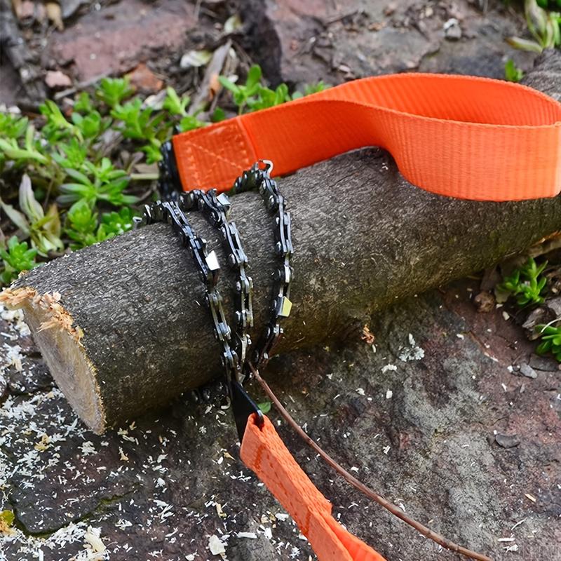 Portable Survival Chain Saw Chainsaws Emergency Camping Hiking Tool Pocket Hand Tool Pouch Outdoor Pocket Chain Saw 1