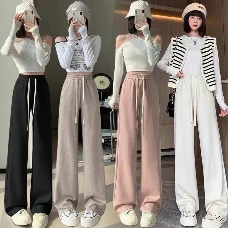   Hàng Loại Đẹp   Quần Suông Len Tăm Ống Rộng Có Co Dãn  Quần Dài Ống Rộng Nữ 