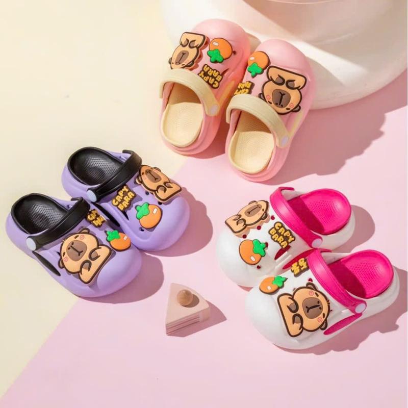 Dép Sục Capybara Cho Bé Trai và Bé Gái FORM TO Chất liệu EVA Mềm Nhẹ Êm Chân chống trơn trượt - Hồng