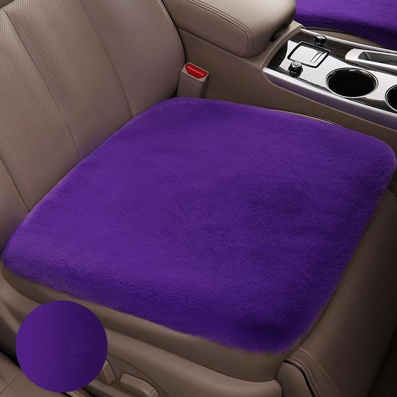 Product Introduction of Plush Seat Cushion Car Seat Cushion Winter Plush Rabbit Fur Winter Warmth Thick Wool One Piece E2D8 46