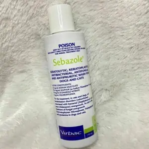 [VIRBAC]  VIRBAC SEBAZOLE SHAMPOO JAMUR ANJING DOG SCABIES ANTI FUNGAL TREATMENT ANTI GATAL EXP THN 2027 - SEBAZOLE 100ML