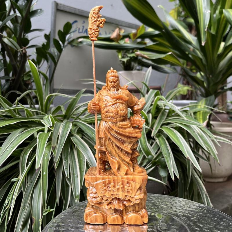 Product Introduction of Tượng quan công gỗ huyết long 12