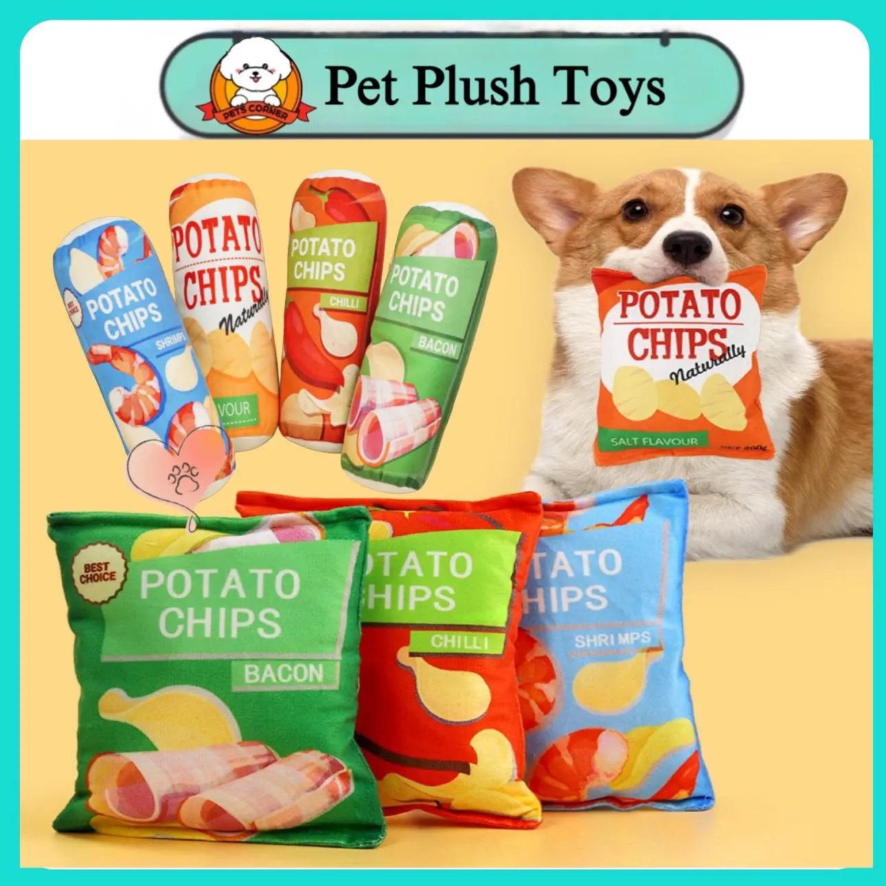 Pet Sounding Plush Toys Dog Cat Chasing Interactive Chew Toys Pet Ringing Paper Newspaper Toys