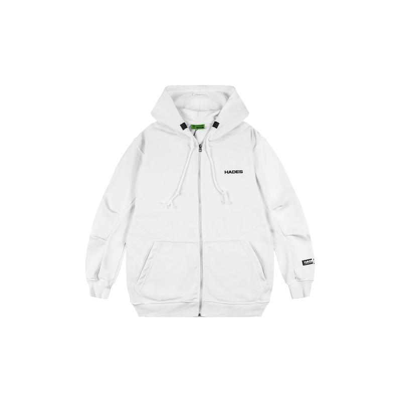  ÁO HOODIE MŨ TRÙM UNISEX NỈ CHÂN CUA MULTI ZIP HOODIE - HADES BRAND CHÍNH HÃNG UNISEX Dài Tay 